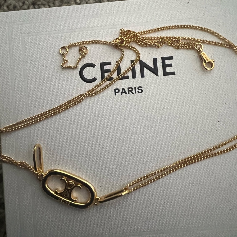Celine Gold Necklace - Picture 3 of 5